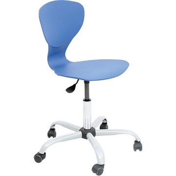 Krzesło Flexi obrotowe z regulowaną wysokością szare
