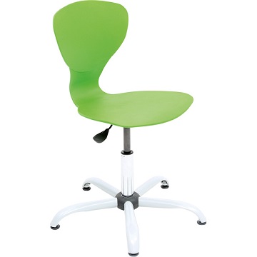 Krzesło Flexi z regulowaną wysokością zielone